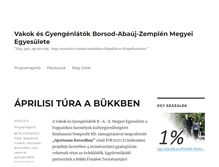 Tablet Screenshot of borsodivakok.hu